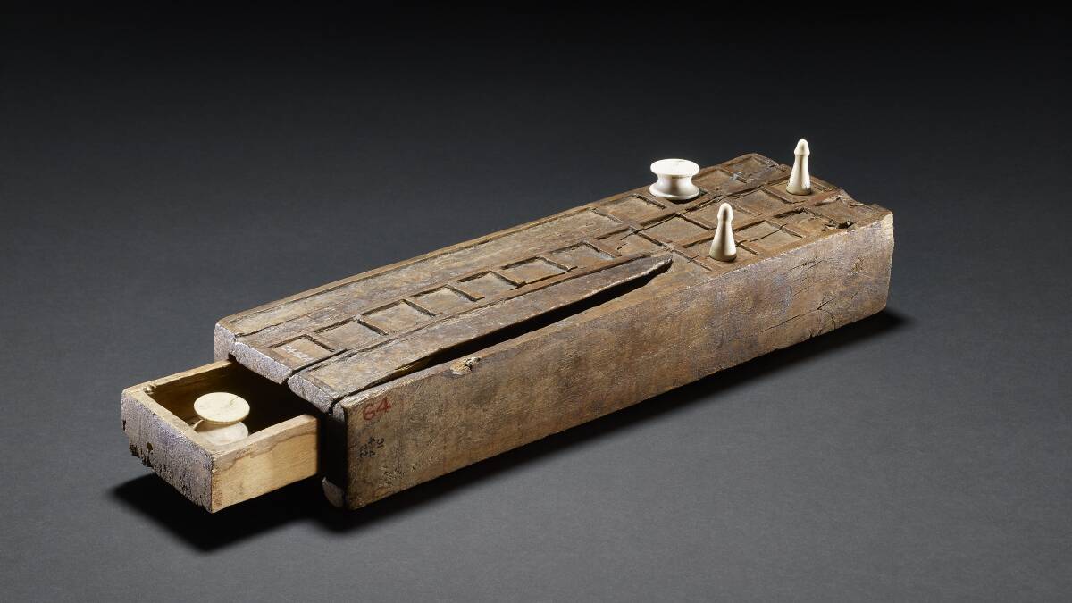 INTERESTING: The senet game board will be a notable attraction when the Egyptian collection display comes to the Queensland Museum. Photo: British Museum
