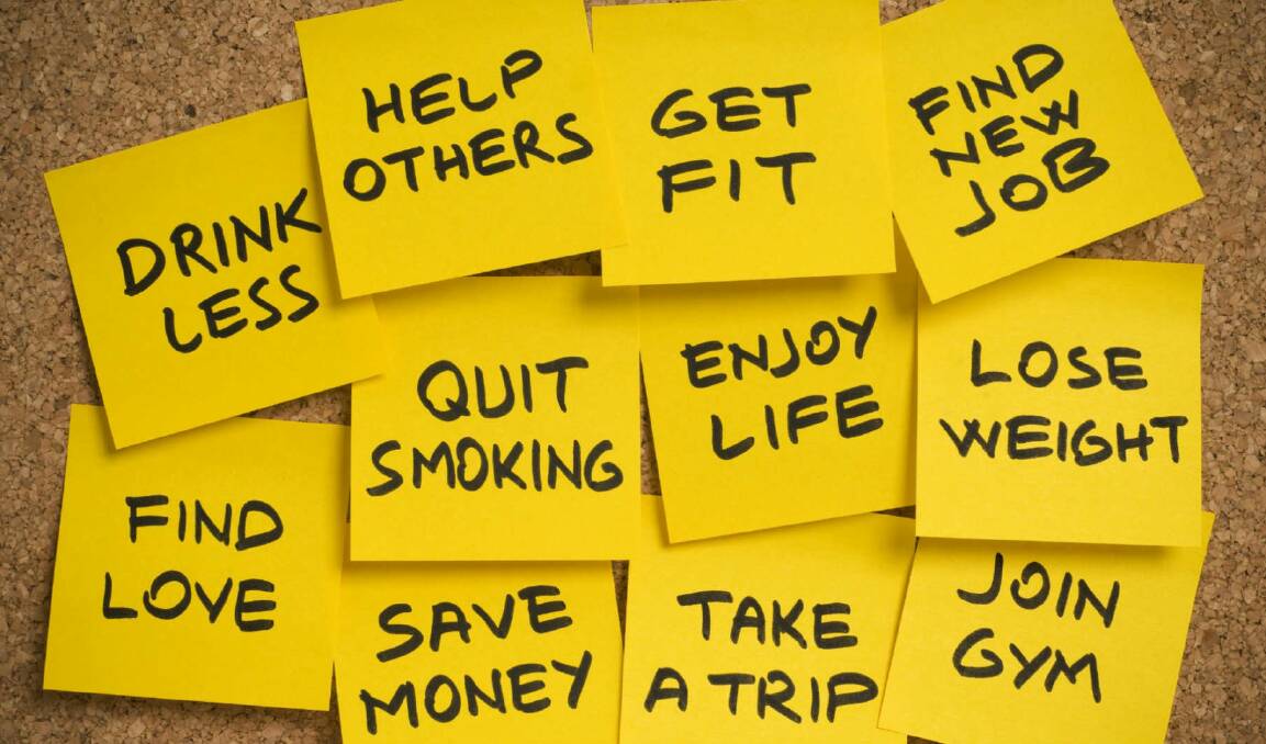 STICK WITH IT: What do you want to achieve in 2017? Make a resolution and stick with it with the help of hypnotherapy. 