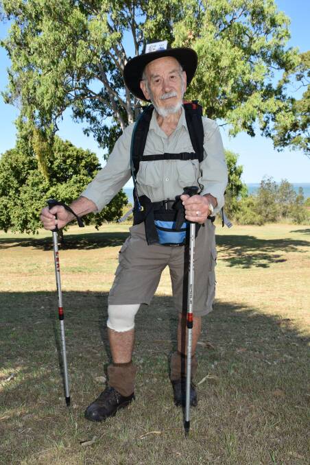 Ormiston's Eric Thorne will journey to Spain to complete an 890 kilometre pilgrimage known as the Camino Frances. Photo: Hannah Baker 