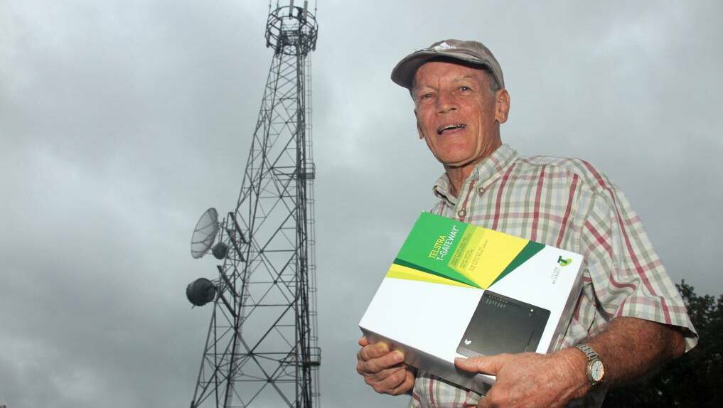 Dunwich resident Kerrie Elliott was delighted when Telstra finally added capacity to the tower at Dunwich on Straddie in March last year.