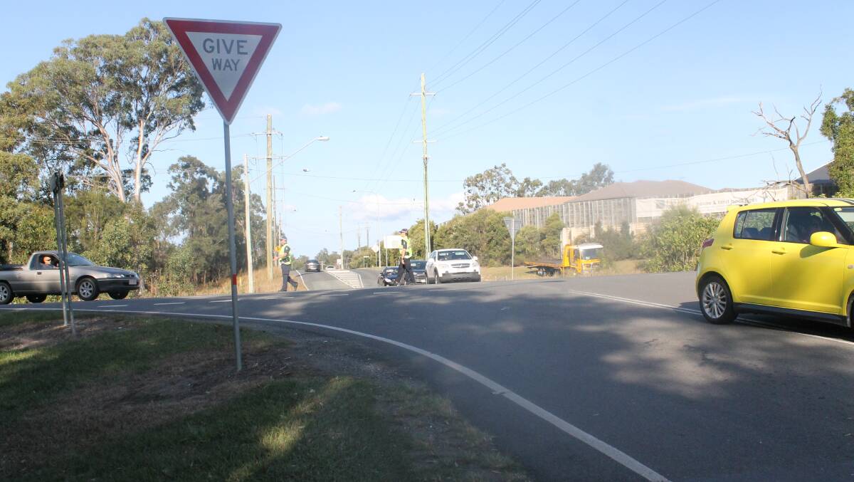 Giles Road at Redland Bay will be one of the intersections that the state government will upgrade with traffic lights. PHOTO: Judith Kerr