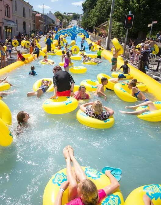 Water park used to make an election splash