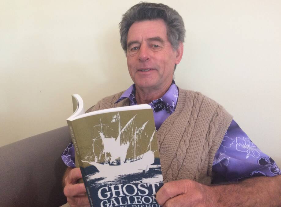 Retired Macleay Island principal Errol Bishop was inspired to write his historical fiction after hearing tales of a mysterious Portuguese galleon stuck in the swamp at Straddie. 
