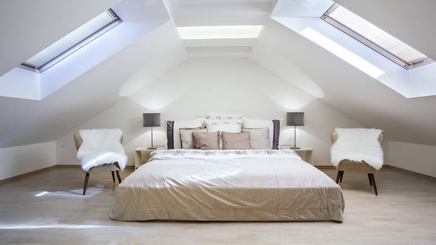 Almost every house has roof space that can be used as an extra storage or even living area.