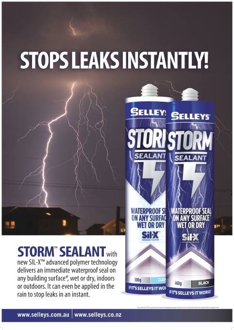 Stop leaks cold with Selleys Storm Sealant