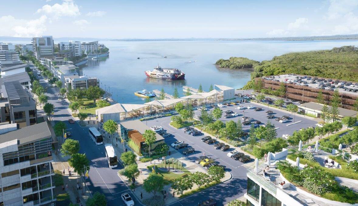 TOONDAH HARBOUR: An artist's impression of what Toondah Harbour may look like after its redevelopment.