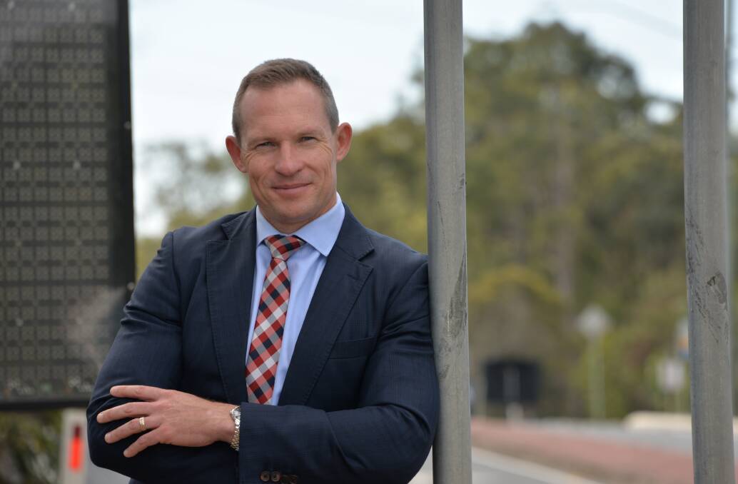 SHADE SAILS: Housing Minister and Springwood candidate Mick de Brenni.