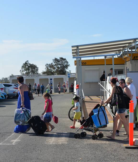 CAR PARK CHAOS: Islanders are complaining about Redland City Council parking officers fining drivers for illegal parking at Weinam Creek ferry and bus terminal.
