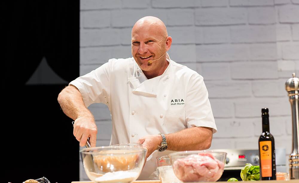 MIX 'EM UP: Celebrity chef Matt Moran will be at the Good Food and Wine Show.