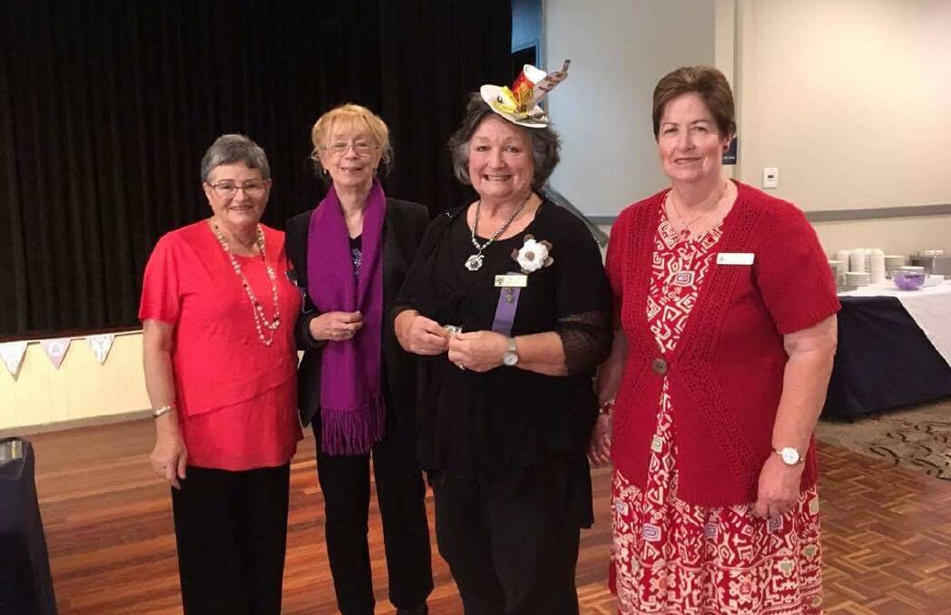 CLUB MEMBERS: National View Club counsellor Lyn Masters with members Annette Henderson, Pauline Denisenko and Kerry Woodfield.
