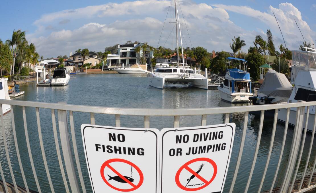 PROBLEM PLACE: The Chart Street bridge at Aquatic Paradise where fishers go has been the scene of littering, vandalism and thefts.