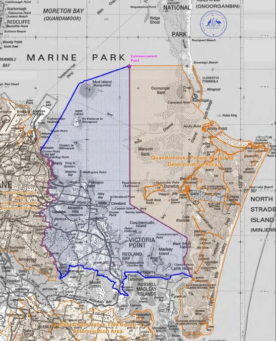 COUNCIL MOVE: The Quandamooka coastal claim covers 530 sq km of coastline, much of which is in the Redland City Council area. 