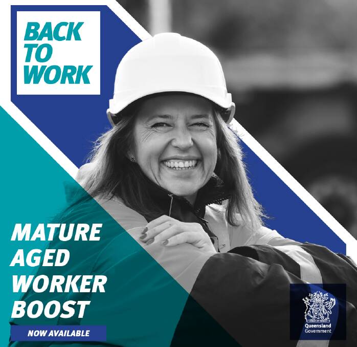 WORK PROGRAM IN PLACE: A Queensland government support program has been extended to help mature age workers. 