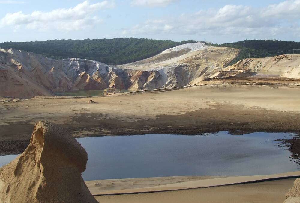 MINING: Quandamooka people want to have clarity on funding help for the end of sand mining on North Stradbroke Island. 