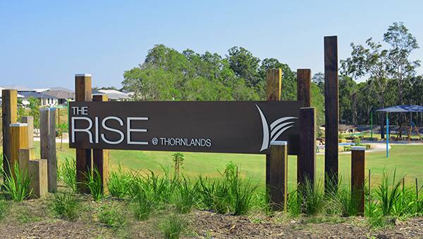 DEVELOPMENT OPENS: The Rise development at Thornlands includes a park which is aimed at keeping kids happy for hours.