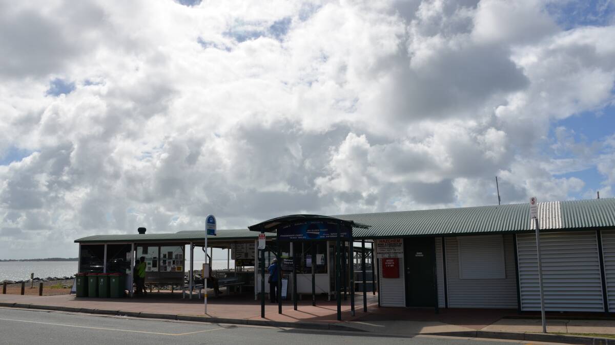 upgrade looming: The Weinam Creek ferry terminal at Redland Bay. Planning has been put back three months.