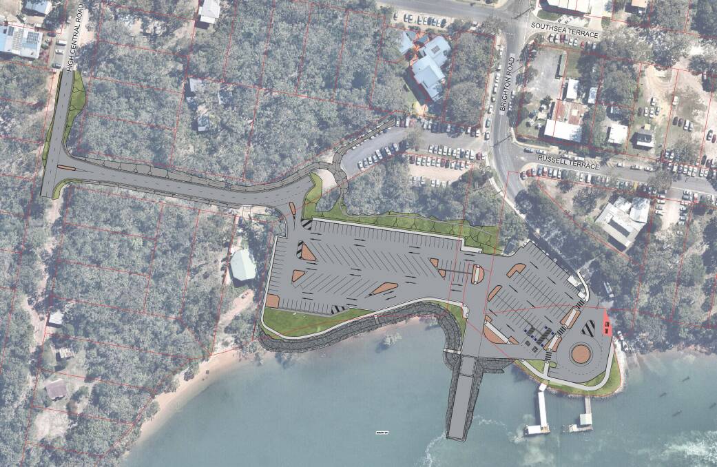 MAKEOVER: An artist's impression of how the Macleay Island work will look.