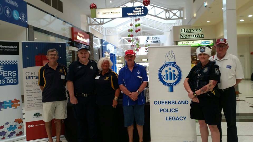 At the launch were Rotary Wellington Point president John Chirio, Senior Sgt Steve Graham, Rotary assistant governor Lorraine Hooker, Rotarian Terry Ryan, Senior Constable Sam Schofield, Crimestoppers chairman Paul Fitzpatrick.