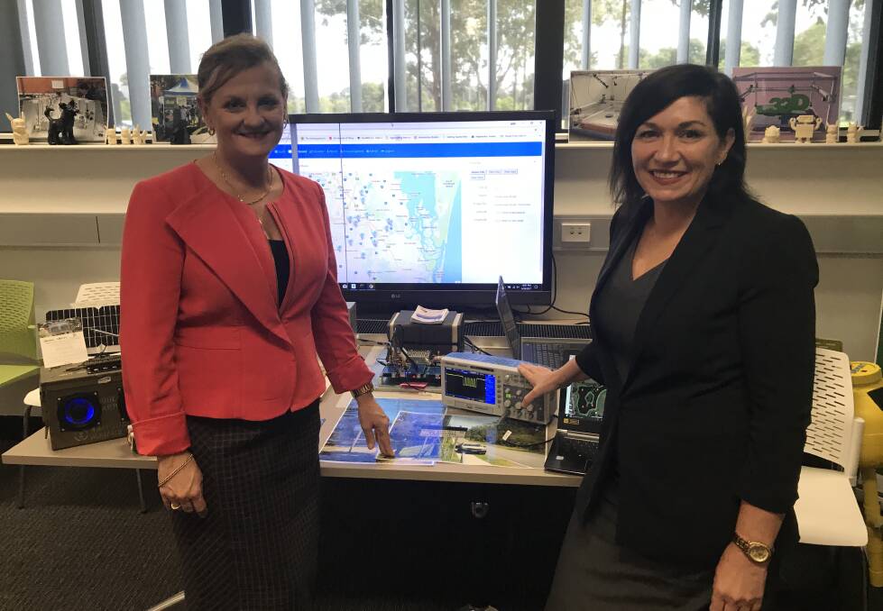 JOBS BOOST: Innovation the key to jobs, says mayor Karen Williams who is with Innovation Minister Leeanne Enoch.