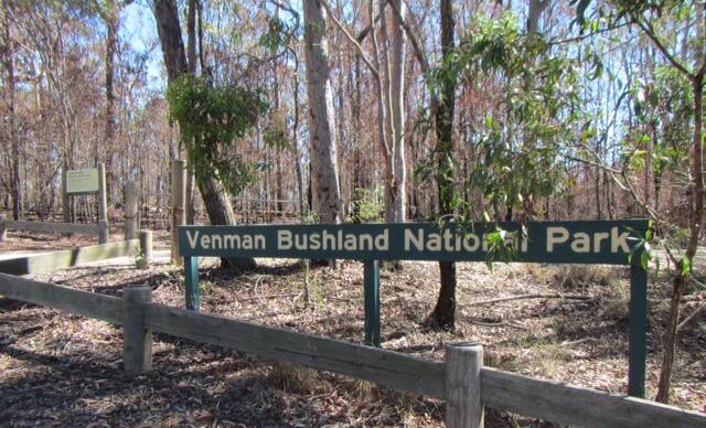 UPGRADE UNDER WAY: Work is planned for Venman's Bushland National Park.