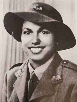 SERVICE TO COUNTRY: Oodgeroo Noonuccal when she served for Australia in WWII.