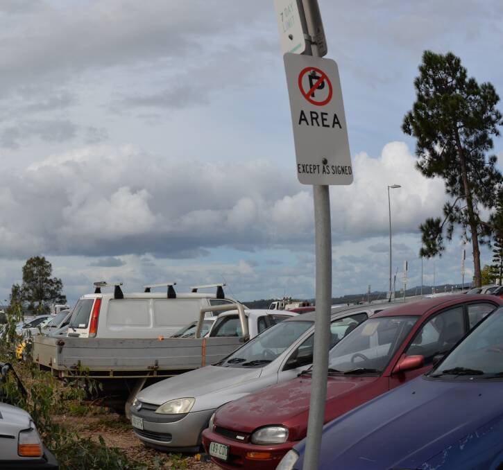 Two sides to parking problems at terminal