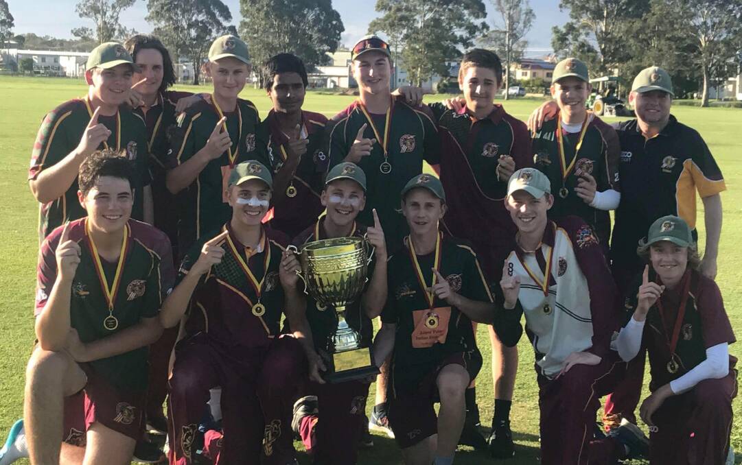 CHAMPIONS: The Redlands Shane Watson team won the first flag of the season after defeating Sunshine Coast in a hard-fought grand final. Picture: Doug O'Neill