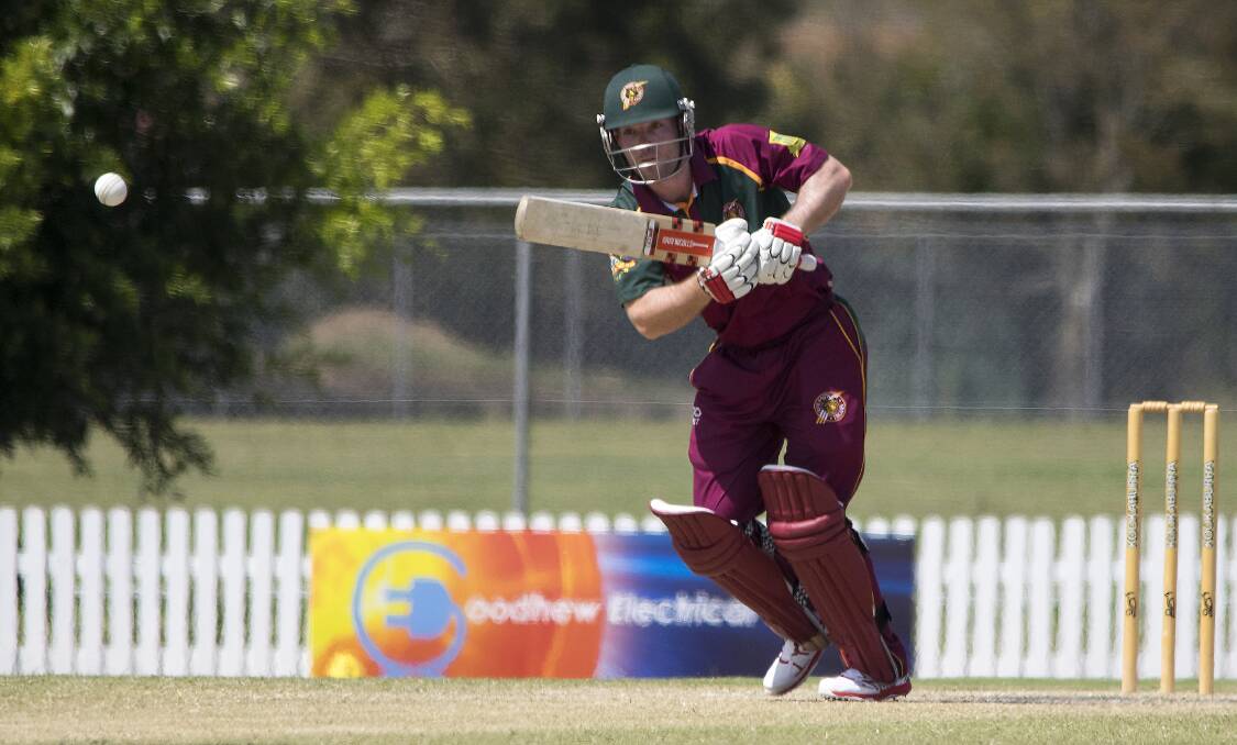 CAPTAIN'S KNOCK: Redlands 1st Grade Captain James Peirson who led his side to an outright victory against Wynnum Manly. Picture: Doug O’Neill