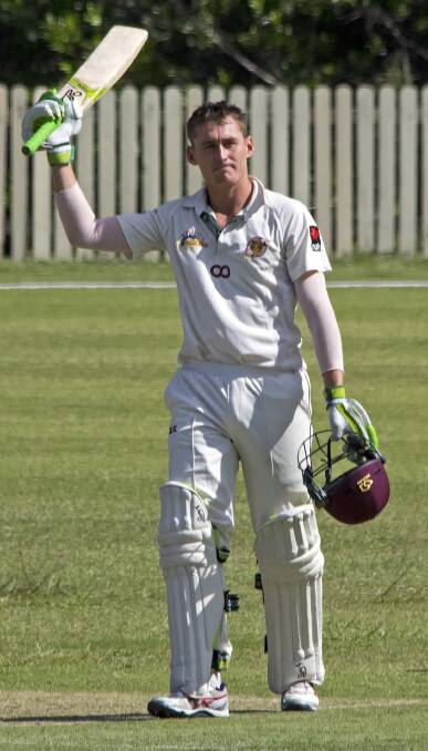 Redlands 1st Grade player Marnus Labuschagne scored 20 fours and one six
in his total of 195 not out last Saturday against the Gold Coast Dolphins.