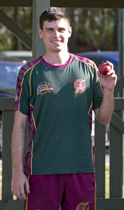 Matthew Wheeler captured 7 wickets for 42 runs in the 6th Grade no 2 game played at home last Sunday against Valleys. Picture: Doug O'Neill.