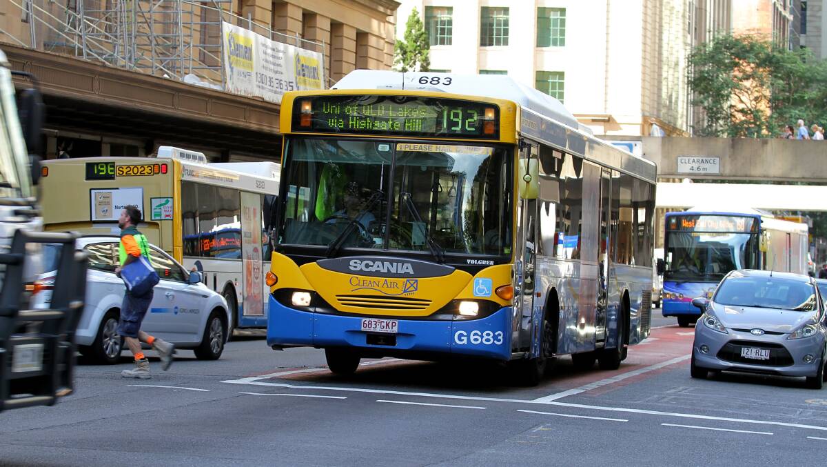 Ride the bus: The Queensland Greens have launched a policy of $1 fares for public transport bus journeys and free public transport for kids ahead of the November 25 state election.