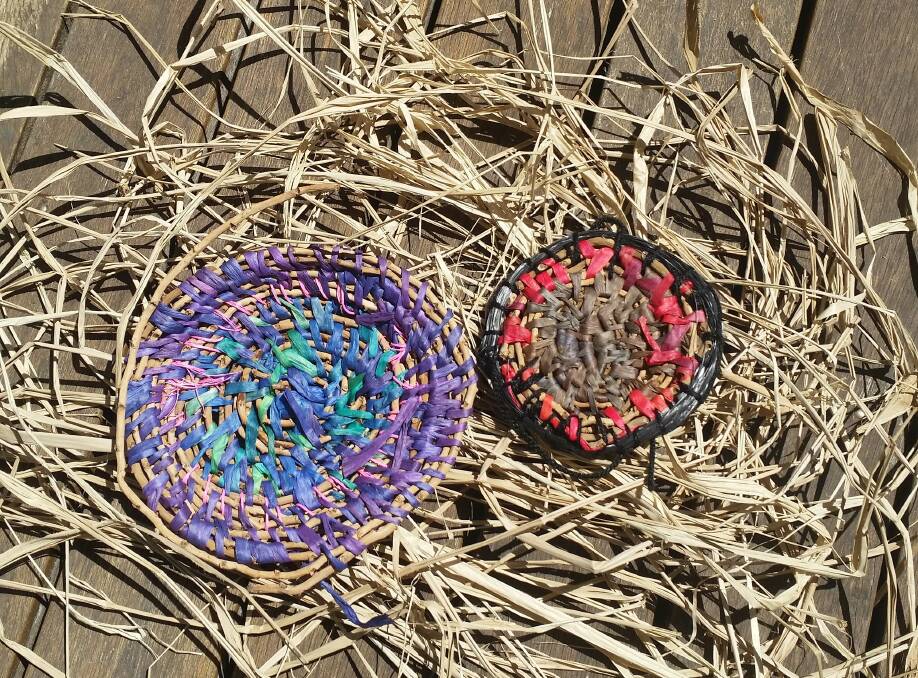 WEAVING: Survivors of sexual violence learned weaving during an art-as-healing workshop. Their art work will be on display at RPAC. Photo: Supplied
