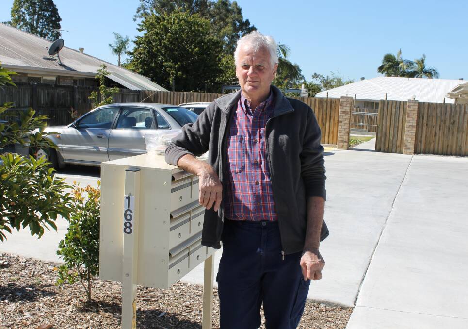 FRUSTRATIONS: The owner of units for seniors at Capalaba, Russell Walker says the national broadband network is expensive and unsuitable for many aged people who rely on a home phone. Photo: Cheryl Goodenough