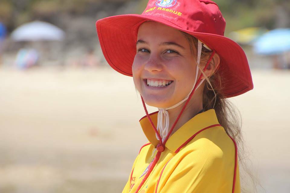 LIFESAVER: Point Lookout Surf Life Saving Club member Gemma Price, together with Kimberly Rase, helped to rescue a fisherman in February. Photo: Supplied