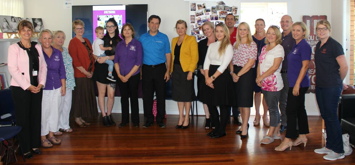 LAUNCH: Guests at the launch of the In2Work program at Redlands Centre for Women. Photo: Supplied