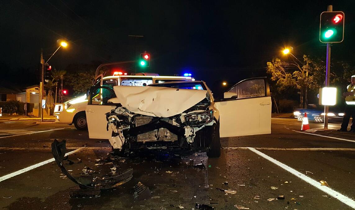 CRASH: A car that was involved in a crash in the Redlands in October. Photo: Supplied