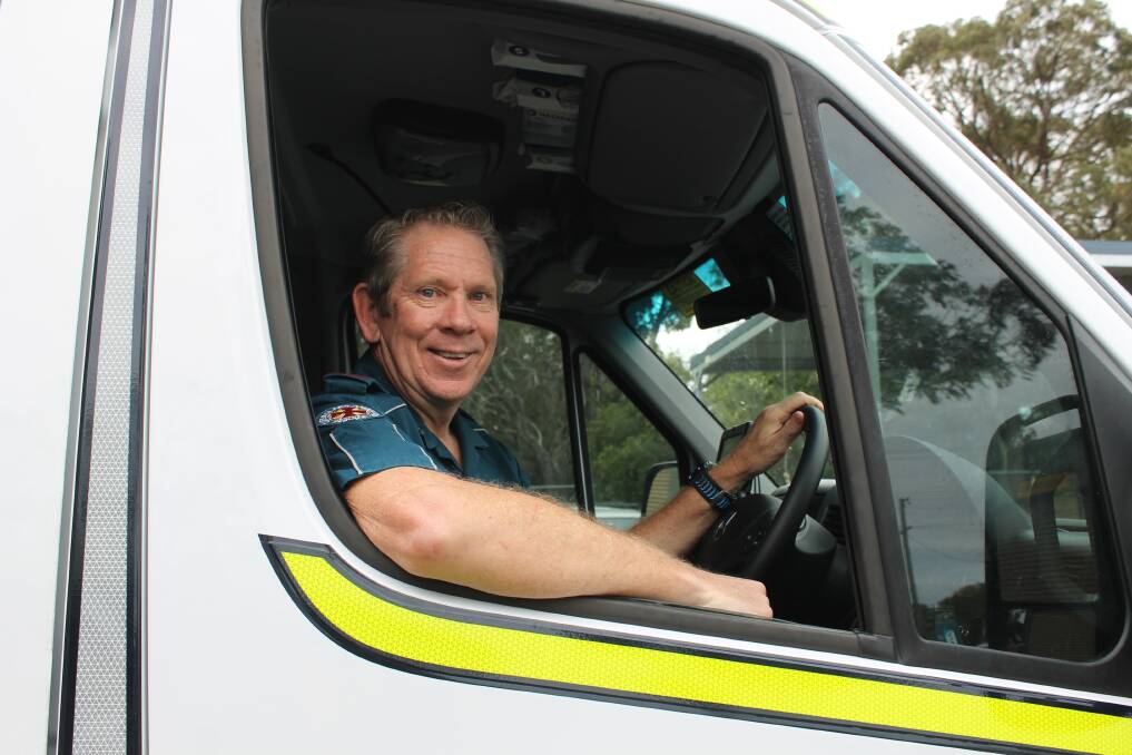 ON DUTY: Queensland Ambulance Service paramedic Ross Lewis will be on duty in the Redlands on Christmas Day. Photo: Cheryl Goodenough