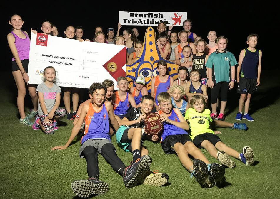 THIRD: Just three years down the track, Starfish Tri-Athletic Club has placed third across Queensland. Photo: Supplied