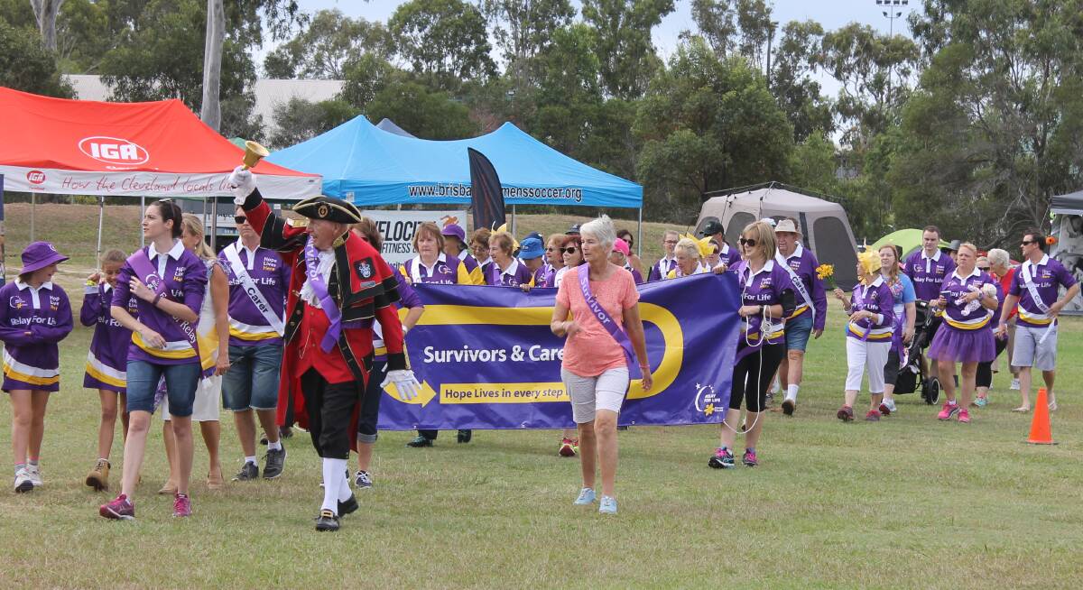 RELAY FOR LIFE: The 2016 event gets underway in Redlands. Photo: Cheryl Goodenough