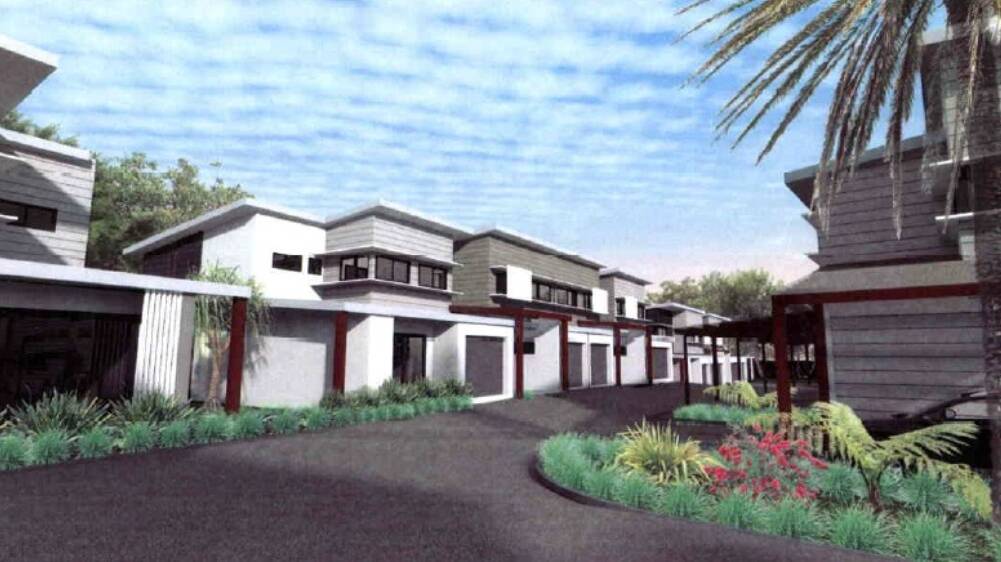 Artist's impression: An image of the YMCA's proposed development of townhouses in Victoria Point.