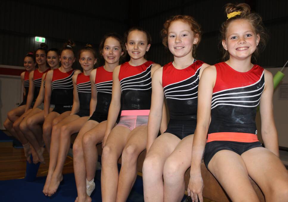 READY: Gymnasts from YMCA Victoria Point are set to take part in the Queensland Junior State Championships.