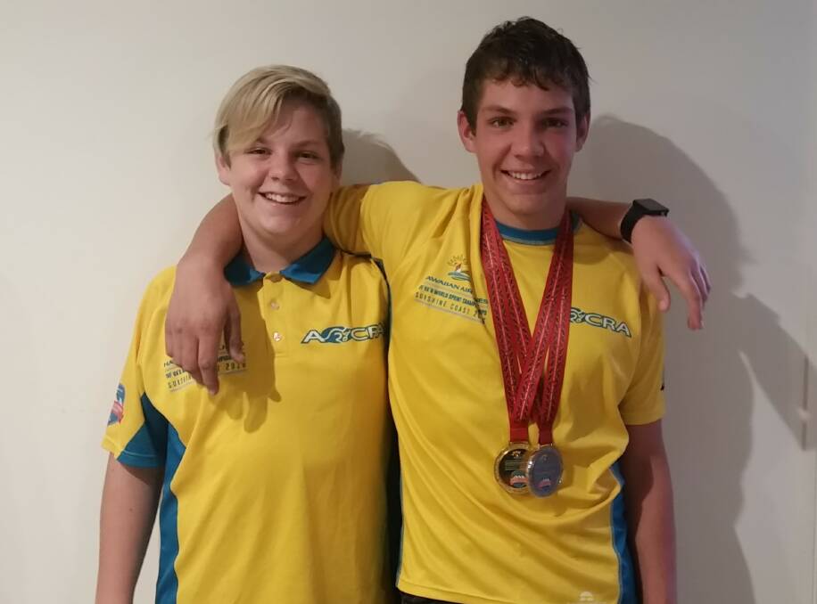 BROTHERS: Zach and Ashton Cullen both have dreams of representing Australia at the World Sprint Championships in Tahiti in the next few years.