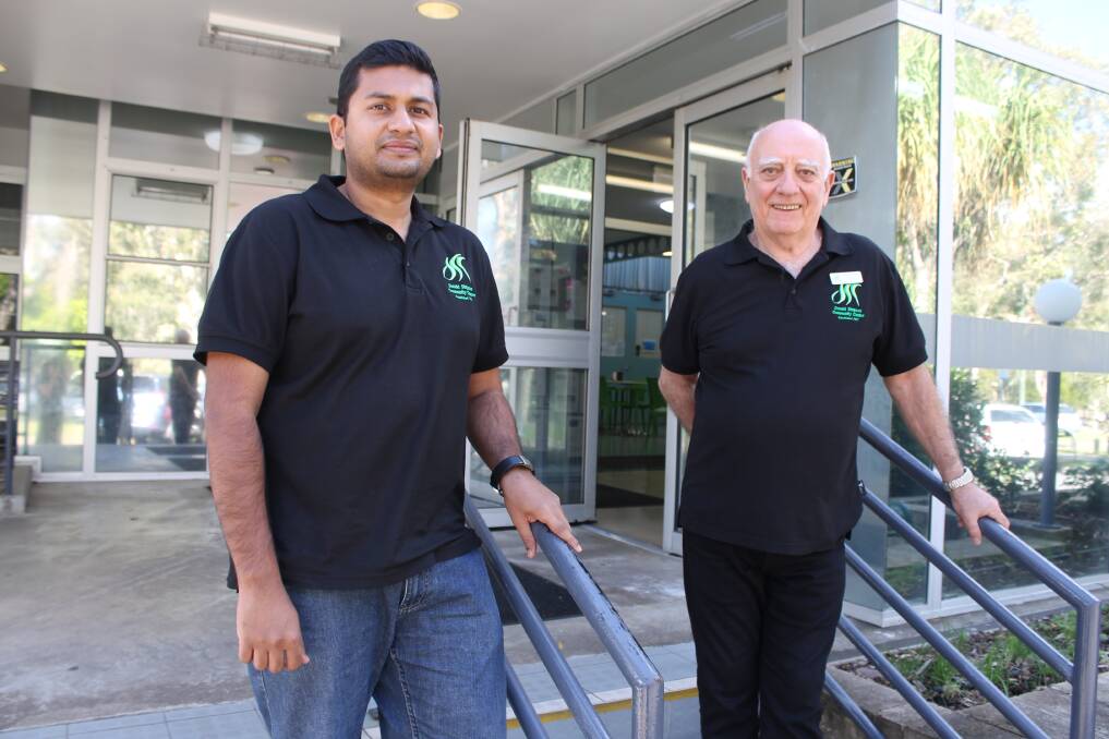 FACING A CHALLENGE: Donald Simpson Community Centre manager Thomas Jithin and board chairman Tony Christinson are dealing with the ramifications of a funding decision. Photo: Cheryl Goodenough