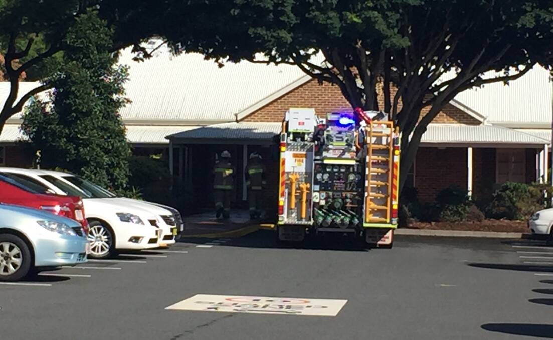 FIRIES: Queensland Fire and Rescue Services attended after a small electrical fire at the Fairfax Media building, which houses Redland City Bulletin, on Tuesday.