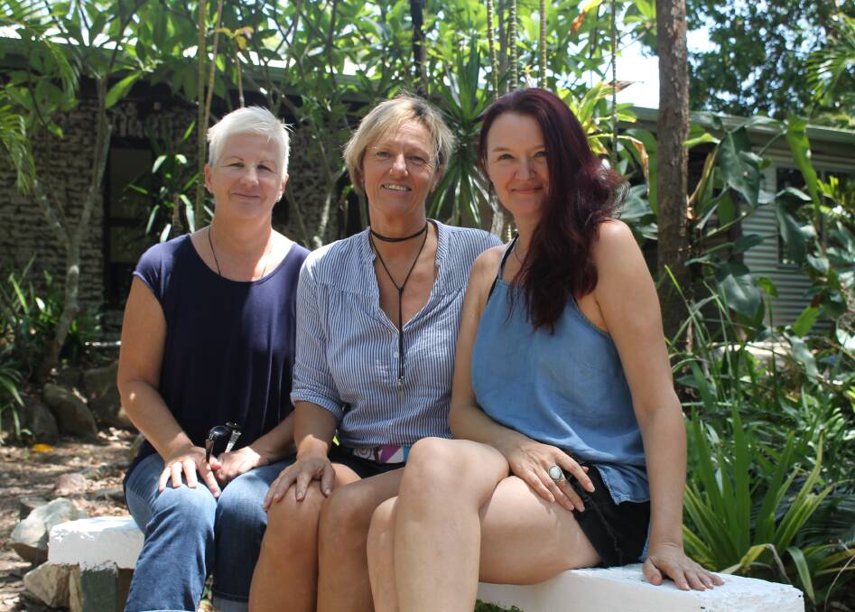 MORE NEEDED: Kym Haynes, Georgia Phillips and Jane Sleight-Leach say more long-term support is needed for victims of domestic violence. Photo: Cheryl Goodenough