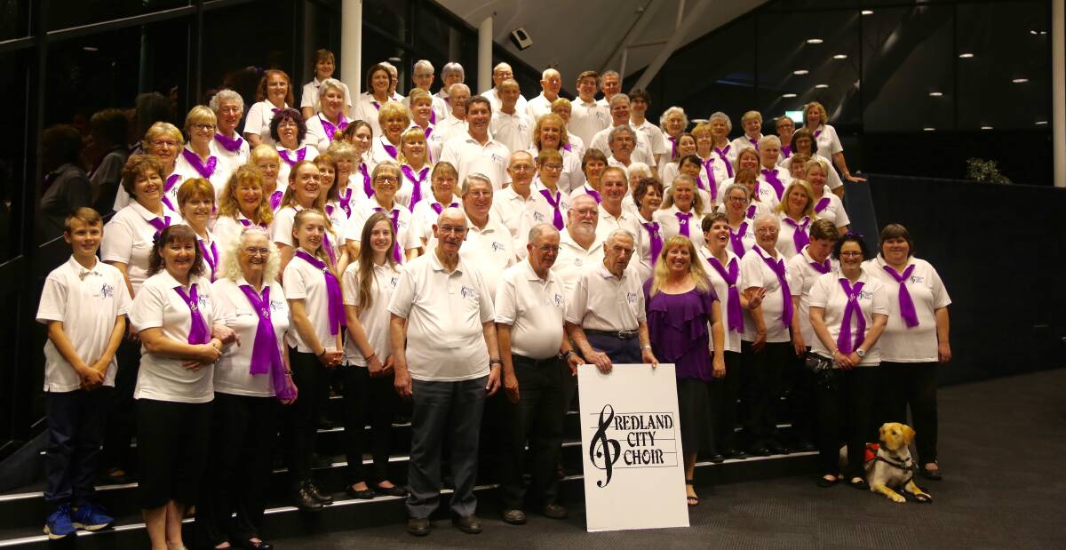 REDLAND CITY CHOIR: The Redland City Choir has raised $20,000 over the years for the Redland Foundation to support victims of domestic violence. Photo: Supplied