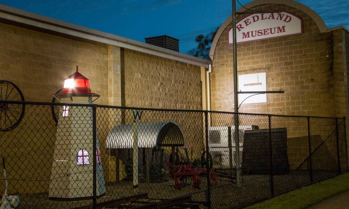 PRIDE OF PLACE: The lighthouse model shines bright at Redland Museum after it was restored by members of the Cleveland Uniting Church Men's Shed. Photo: Supplied