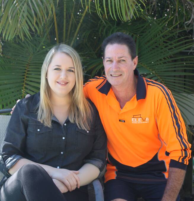 LIFESAVER: Imogen Donaghy owes her life to quick-thinking brickie Adrian Rowe who started to resuscitate her when she went into cardiac arrest in a Cleveland store. Photo: Cheryl Goodenough