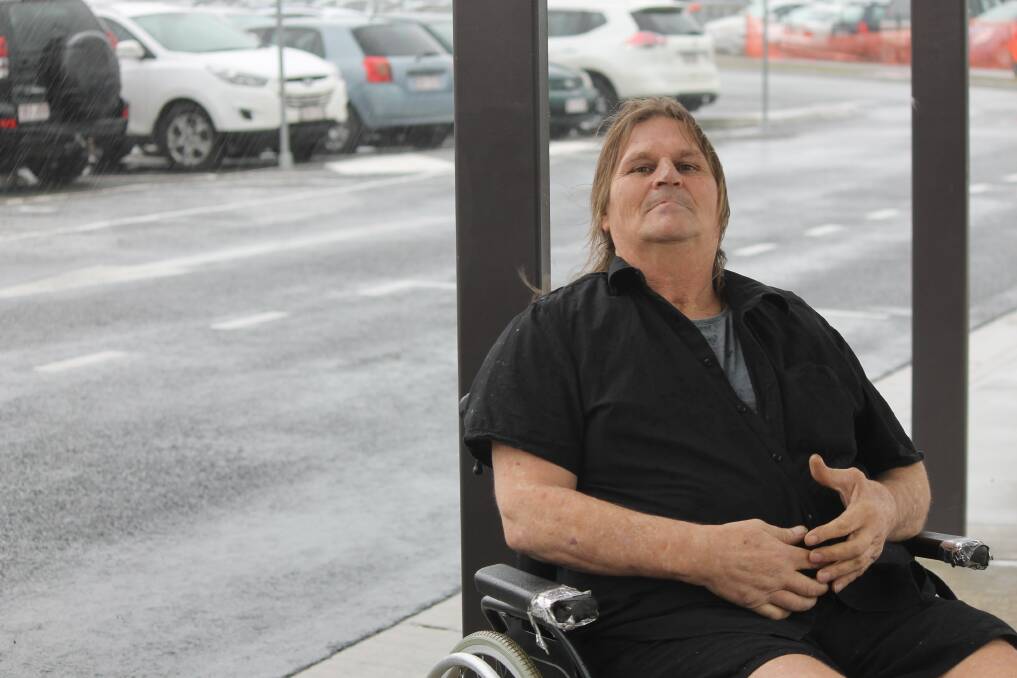 PARKING STRUGGLES: George Kattau says council failed to provide enough parking for holders of disability permits at the Weinam Creek ferry terminal. Photo: Cheryl Goodenough