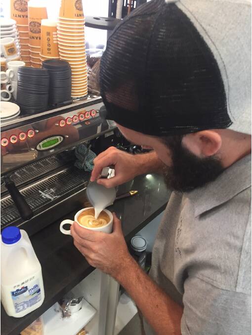 “Coffee is a big thing for us, we love drinking it" says Leezett. Supplied by Amanti, it was popular in their Junee bakery and is already a hit in Cleveland.